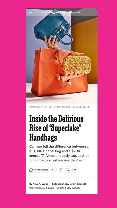 replica bags blogs|A Response to the NYT Article on the Superfake Handbag Industry.